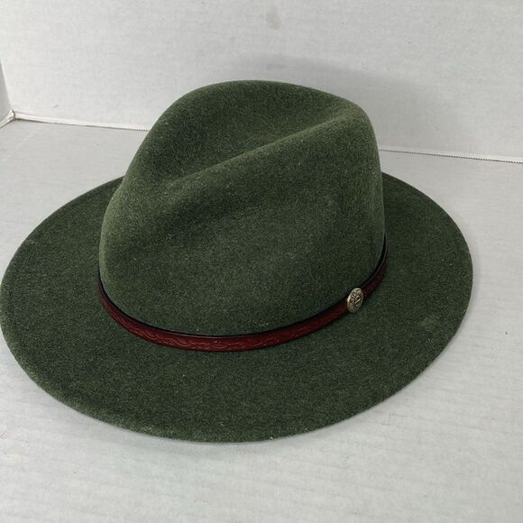 Stetson olive green wool Cromwell hat NWOT - Picture 2 of 10